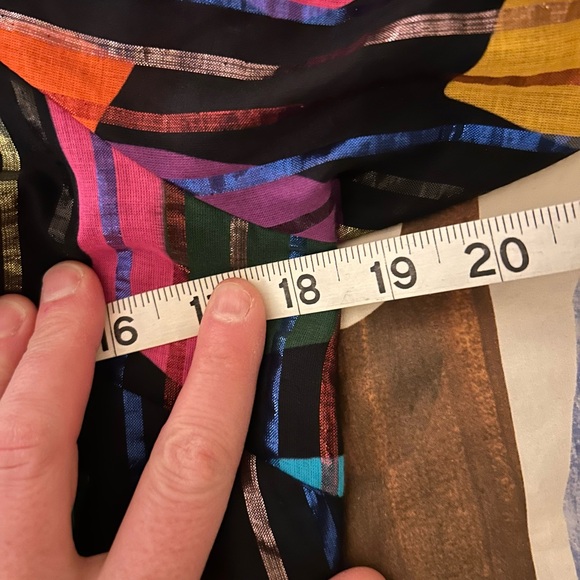 Colorful Abstract Print Gorman Glitter Magic Rocks Party Dress - Picture 6 of 7